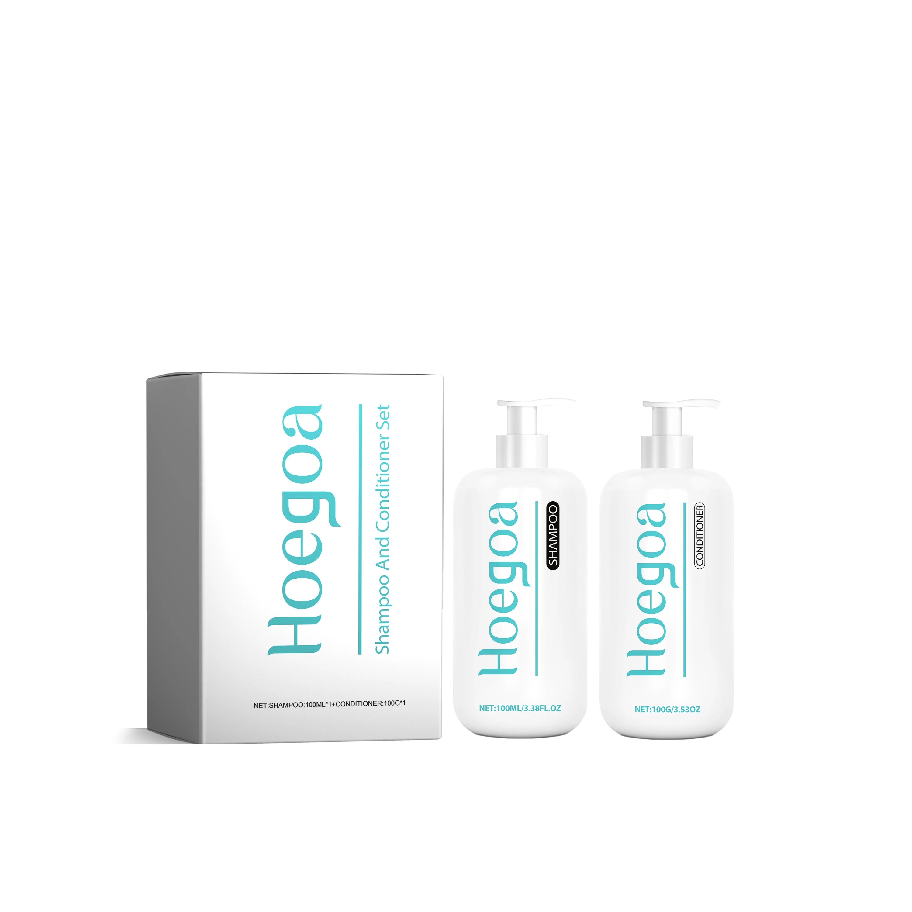 Hair Care Set Shampoo and Conditioner for Damaged Hair Repair Moisturizing Shine Smoothing All Hair Types Travel Kit