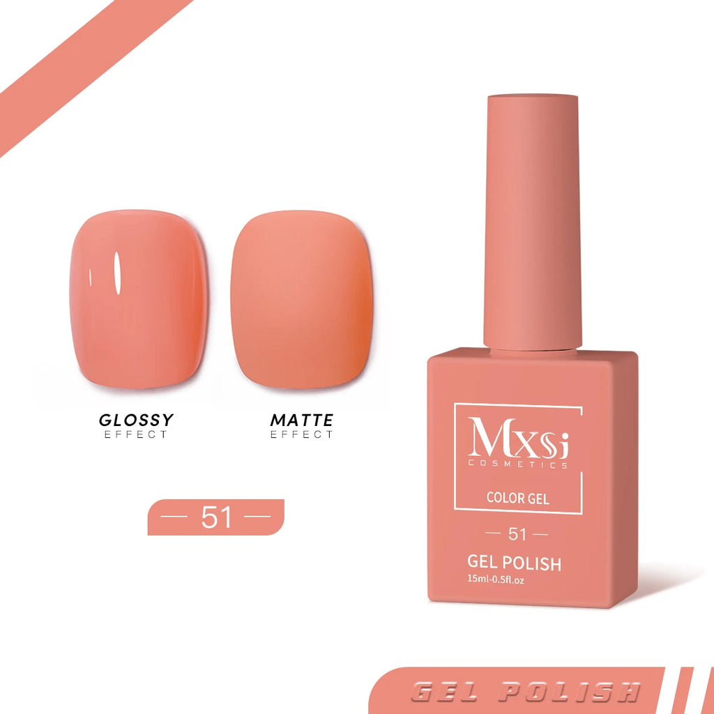 15ml Gel Nail Polish Neon Brown Royal Blue Red Green Pastel Nude Nail Art Varnish Gel Lacquer Top Coat UV Gel Nail Not Set