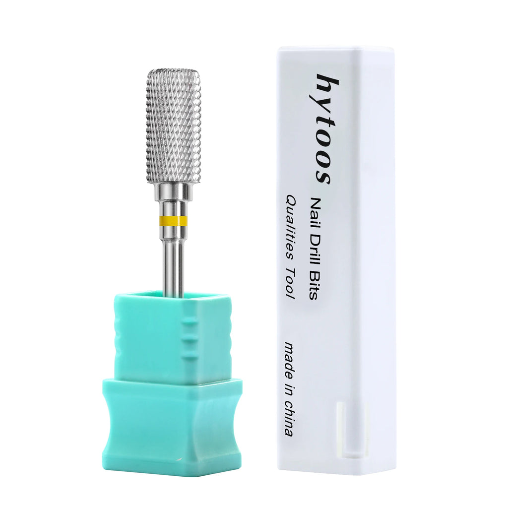 13mm Barrel Carbide Nail Drill Bits Dust Proof Nail Bit 3/32 Right-handed Electric Manicure Efile Remove Acrylic Gel Tool
