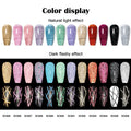 Reflective Glitter Liner Gel Nail Polish Gold Silver Spider Line UV Gel Pull Line Graffiti Painting Stripe DIY French Nails