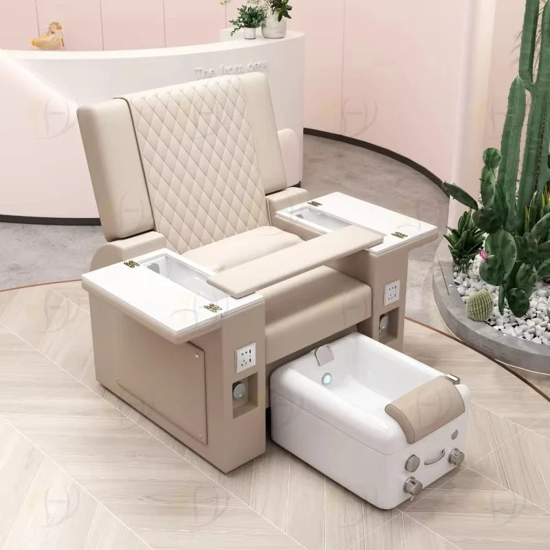 Beauty Salon Furniture Equipment Electric Reclining Spa Foot Massage Chair Pedicure Station Chairs