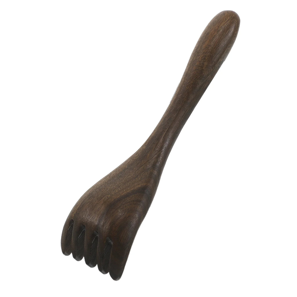 Wood Scalp Massage Comb Wide Tooth Hair Guasha Comb Handheld Meridian Massager Relaxing Head Scraping Tool Traditional Travel