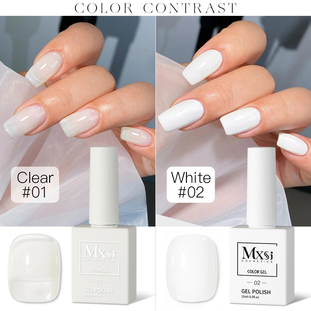 15ml Gel Nail Polish Neon Brown Royal Blue Red Green Pastel Nude Nail Art Varnish Gel Lacquer Top Coat UV Gel Nail Not Set