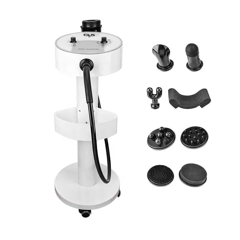 High Frequency G5 Vibrating Body Slimming Machine 8 Heads Weight Loss Fat Reduce Shaping Massager with Trolley  Beauty Salon