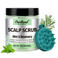 Scalp Scrub Mint & Rosemary Deep Clean Removes Build-up Moisturize Cool Soothe Hair Scalp or Exfoliating Scrub Silicone Massager