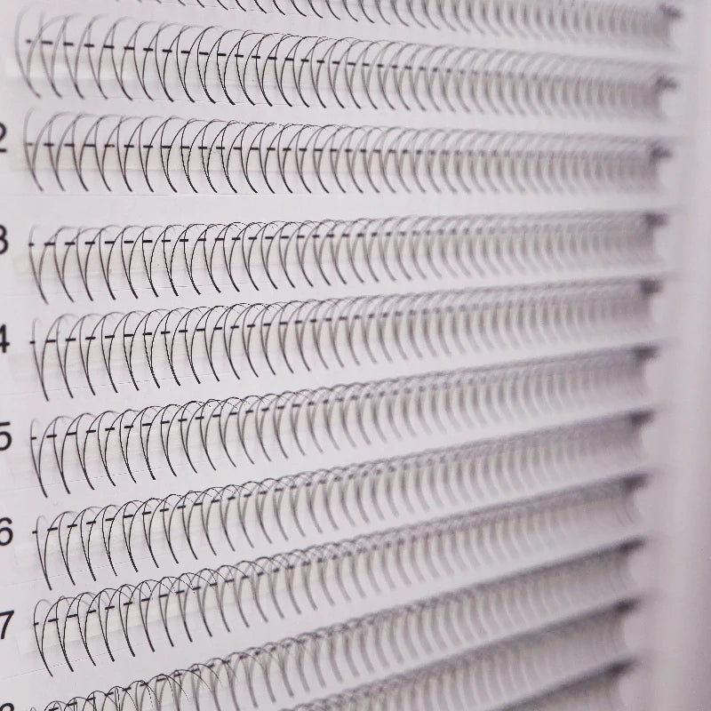 1600 Fans Narrow Premade Lash Tray  40 Lines Mega 6D 8D Russian Volume Pointy Thin Base Fans Eyelash Extensions