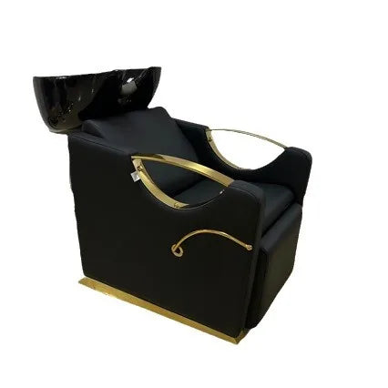 Beauty Hair Salon Shampoo Bed Ceramic Wash Basin Shampoo Beds Barber Shop Furniture Shampoo Chair Bed