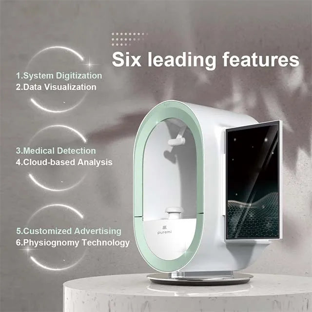 Skin Analyzer Machine - 3D Face Scanner with AI Technology, Professional Skin Care Device