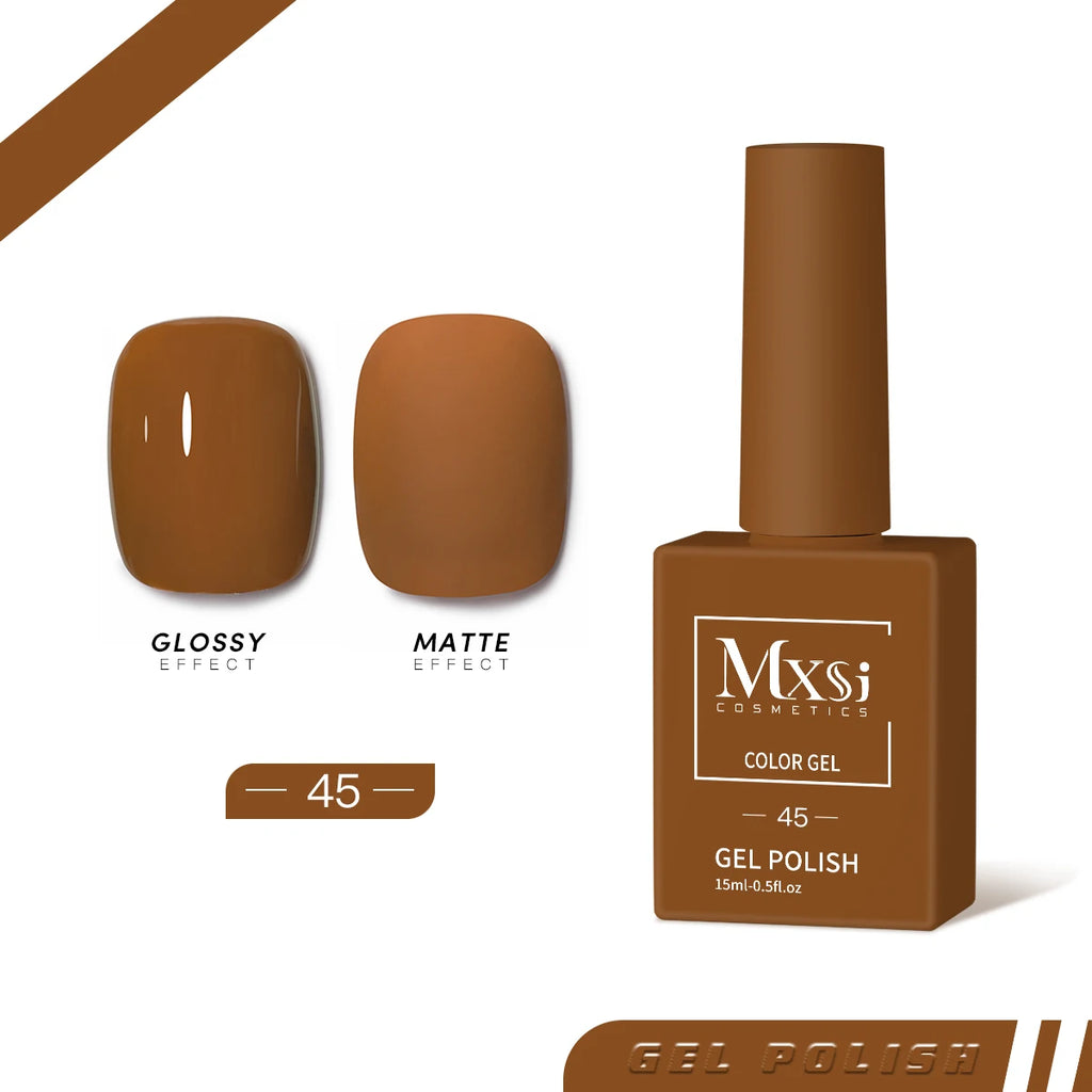 15ml Gel Nail Polish Neon Brown Royal Blue Red Green Pastel Nude Nail Art Varnish Gel Lacquer Top Coat UV Gel Nail Not Set