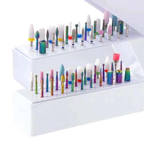 30Pcs Nail Drill Bits Ceramic Diamond Cuticle Efile