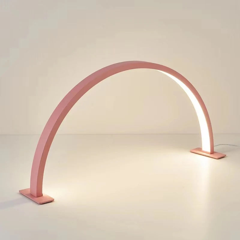 1pcs Half-moon U-shaped Nail and Beauty Lamp Beauty Salon Desktop Nail and Eye-protecting Light Luxury LED Work Lamp Nail Lamp