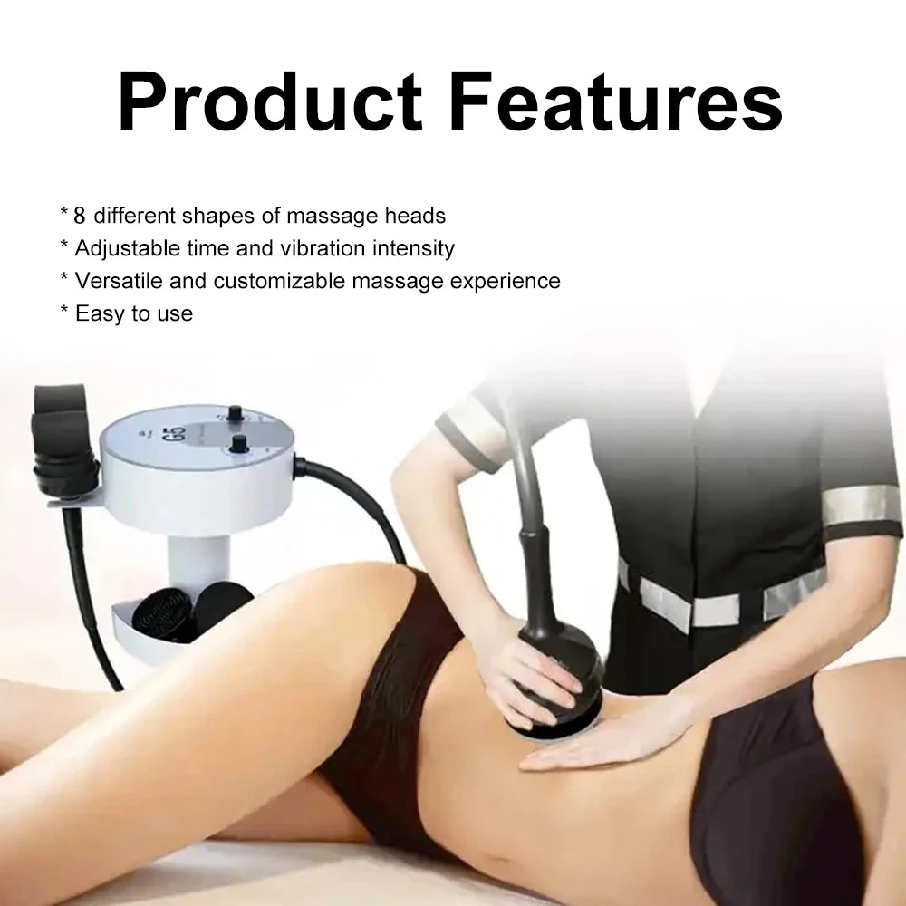 High Frequency G5 Vibrating Body Slimming Machine 8 Heads Weight Loss Fat Reduce Shaping Massager with Trolley  Beauty Salon