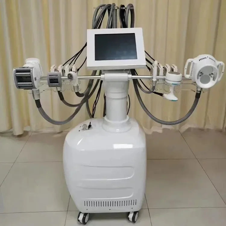 7 in 1 Vela V10 Shape Lpg Massager Machine Body Contouring Cellulite Reduction Cryotherapy Cavitation Vacuum Roller Slimming