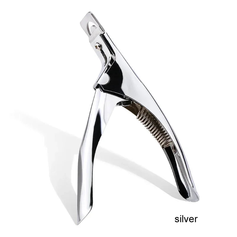 Professional False Nail Clippers False Nail Nippers Pointed Clippers U Type Nail Clippers Acrylic False Nail Edge Trimmer