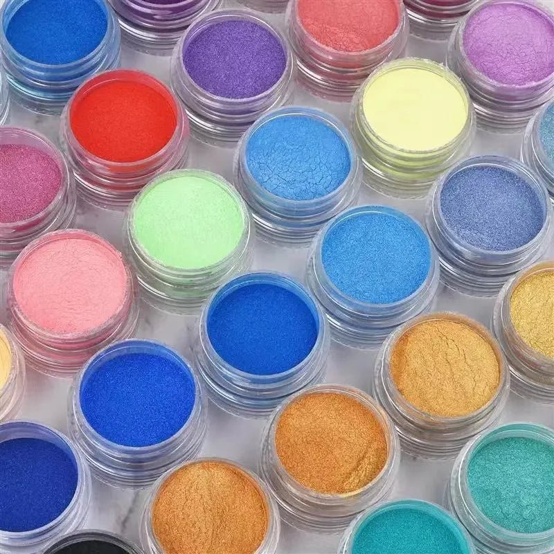 6 Colours/Set Mica Powder for Nail Art