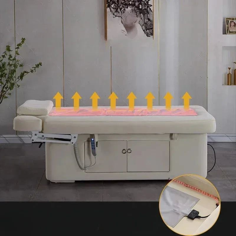 Professional Chiropractic Bed Pilates Massage Equipment Salon Furniture Full Body Massager Electric Beauty Couch Beds