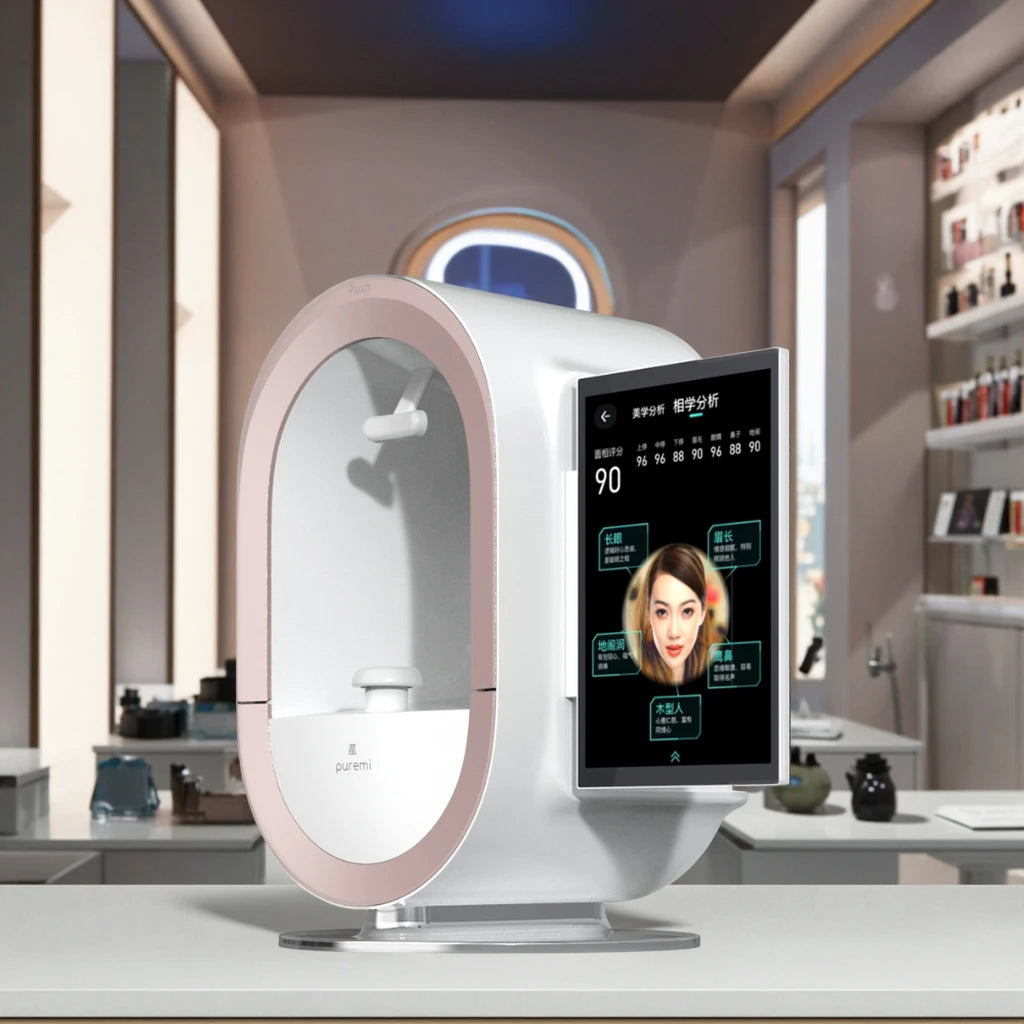 Skin Analyzer Machine - 3D Face Scanner with AI Technology, Professional Skin Care Device