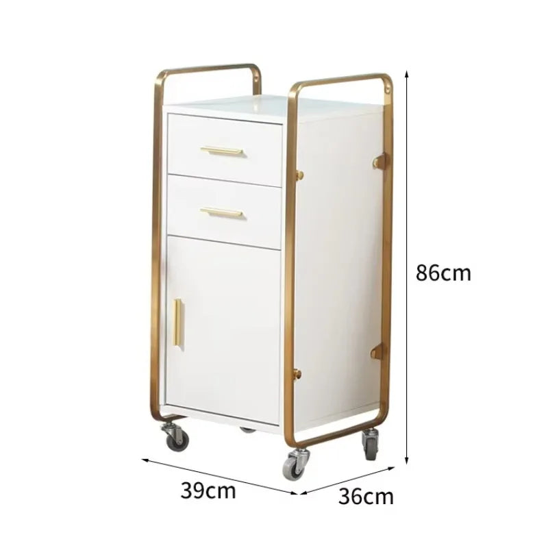 Trolley Storage Barber Shop Furniture Top Quality Mobile Hair Salon Beauty Salon