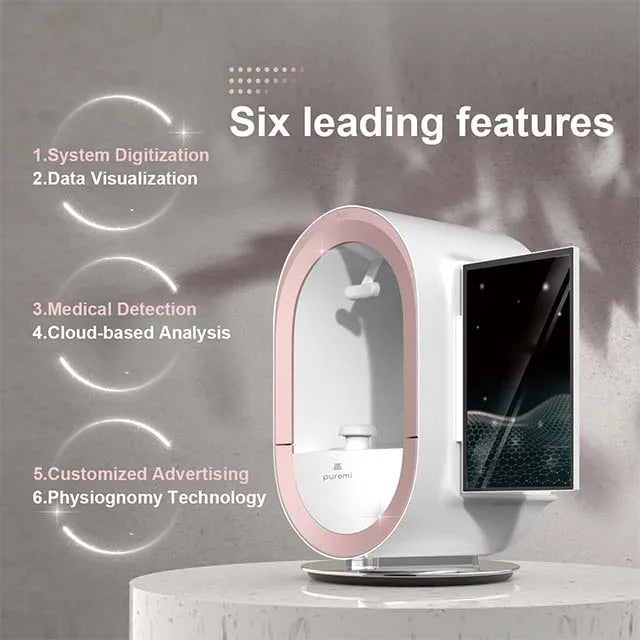 Skin Analyzer Machine - 3D Face Scanner with AI Technology, Professional Skin Care Device