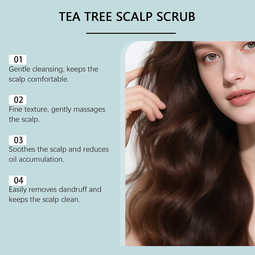 Hoegoa Sea Salt Hair Scalp Care Scrub Oil Control Lasting Healthier Roots Smoothing Dryness Pure Plant Glamour Hair Nourish Mask