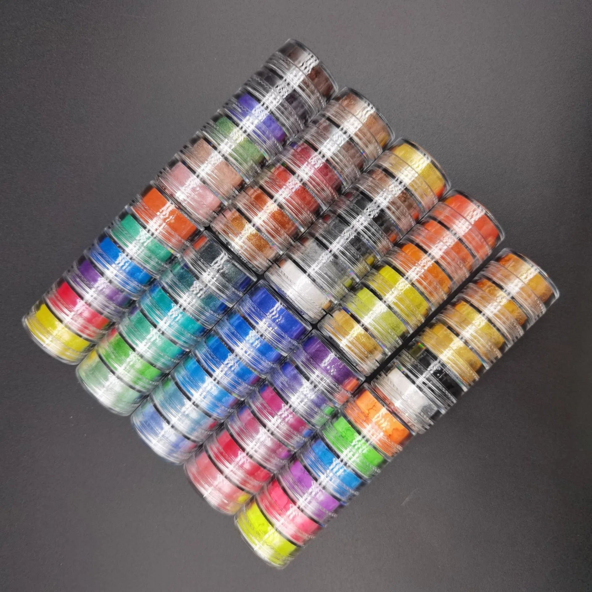6 Colours/Set Mica Powder for Nail Art