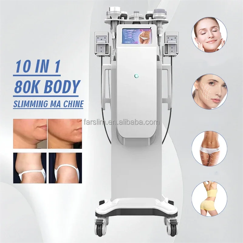 Vacuum Cavitation 40K/80K Body Slimming Skin Tightening Face Lifting Body Shaper Massage Beauty Machine for Salon/ Spa