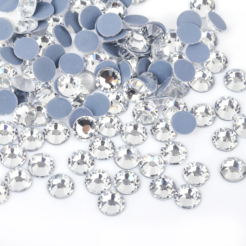 Crystal Hotfix Rhinestone Flat Back Iron On Strass Crystal Stones Nail Art Rhinestones