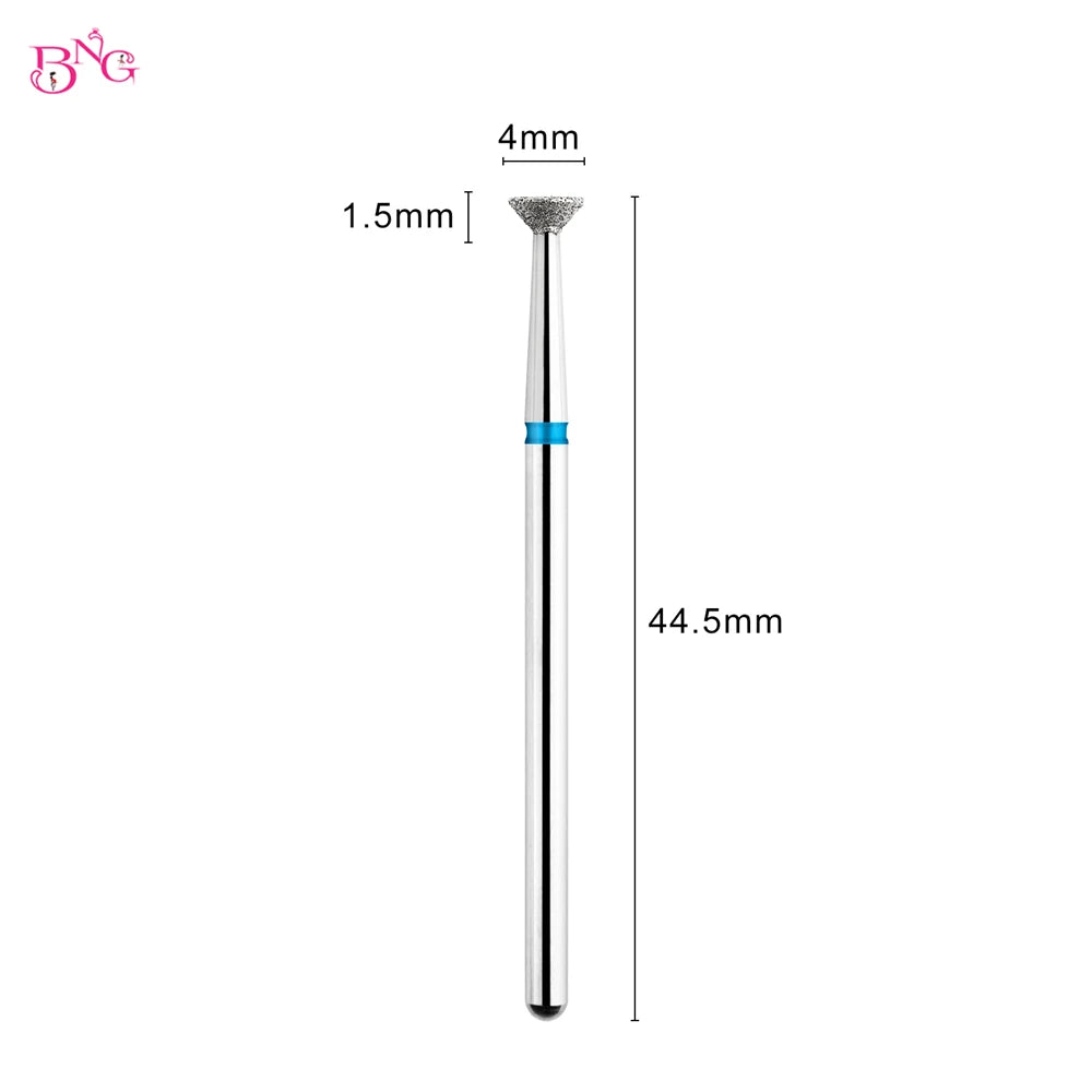 5Pcs Nail Drill Bit Cuticle Clean Manicure Bits Gel Overflow Removal Rotary Burrs E-file Nail Bits  Manicure Pedicure Tools