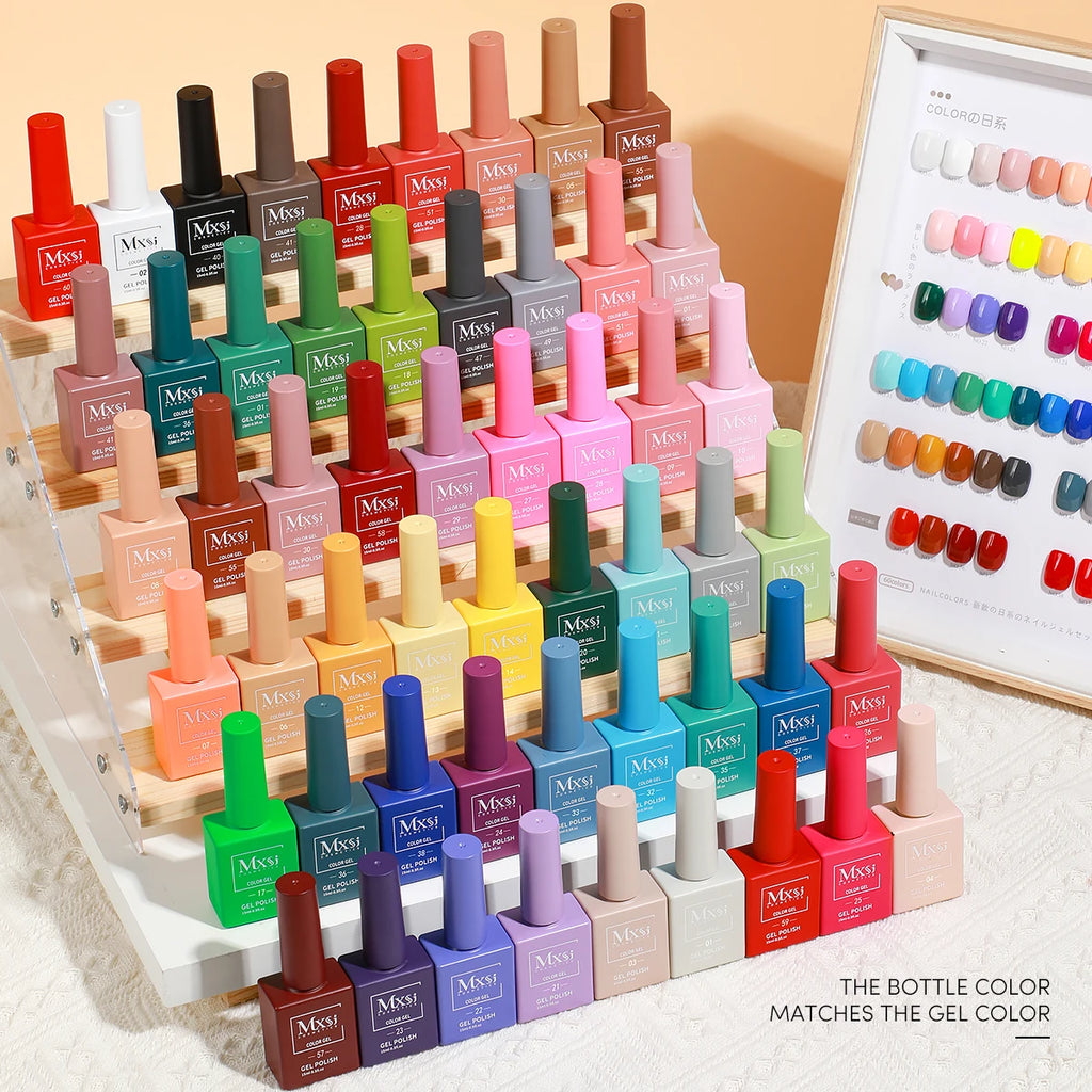 15ml Gel Nail Polish Neon Brown Royal Blue Red Green Pastel Nude Nail Art Varnish Gel Lacquer Top Coat UV Gel Nail Not Set