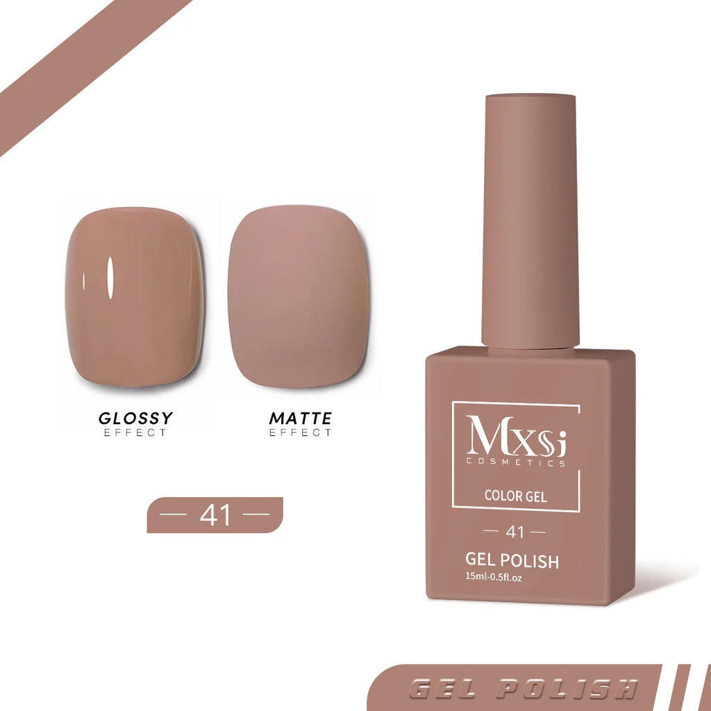 15ml Gel Nail Polish Neon Brown Royal Blue Red Green Pastel Nude Nail Art Varnish Gel Lacquer Top Coat UV Gel Nail Not Set