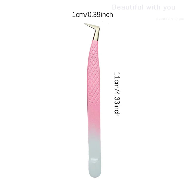 Eyelashes Tweezers Stainless Steel For Lashes Extension Makeup Tools Nail Art Accessories Rhinestone Picker Tools