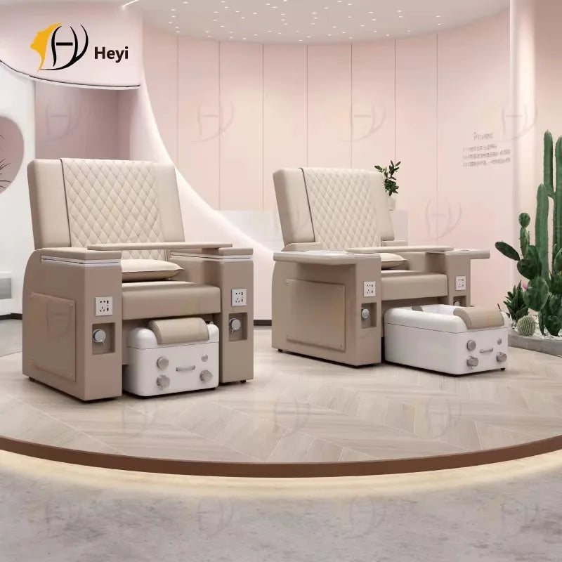 Beauty Salon Furniture Equipment Electric Reclining Spa Foot Massage Chair Pedicure Station Chairs