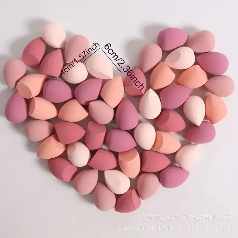 4/7/18 piece makeup sponge set suitable for liquid BB cream powder application makeup egg dry wet dual-use powder puff girl