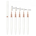 Nail Brush Pen 5pcs set Nail Art Liner Brushes Set Elongated Striping Drawing Professional