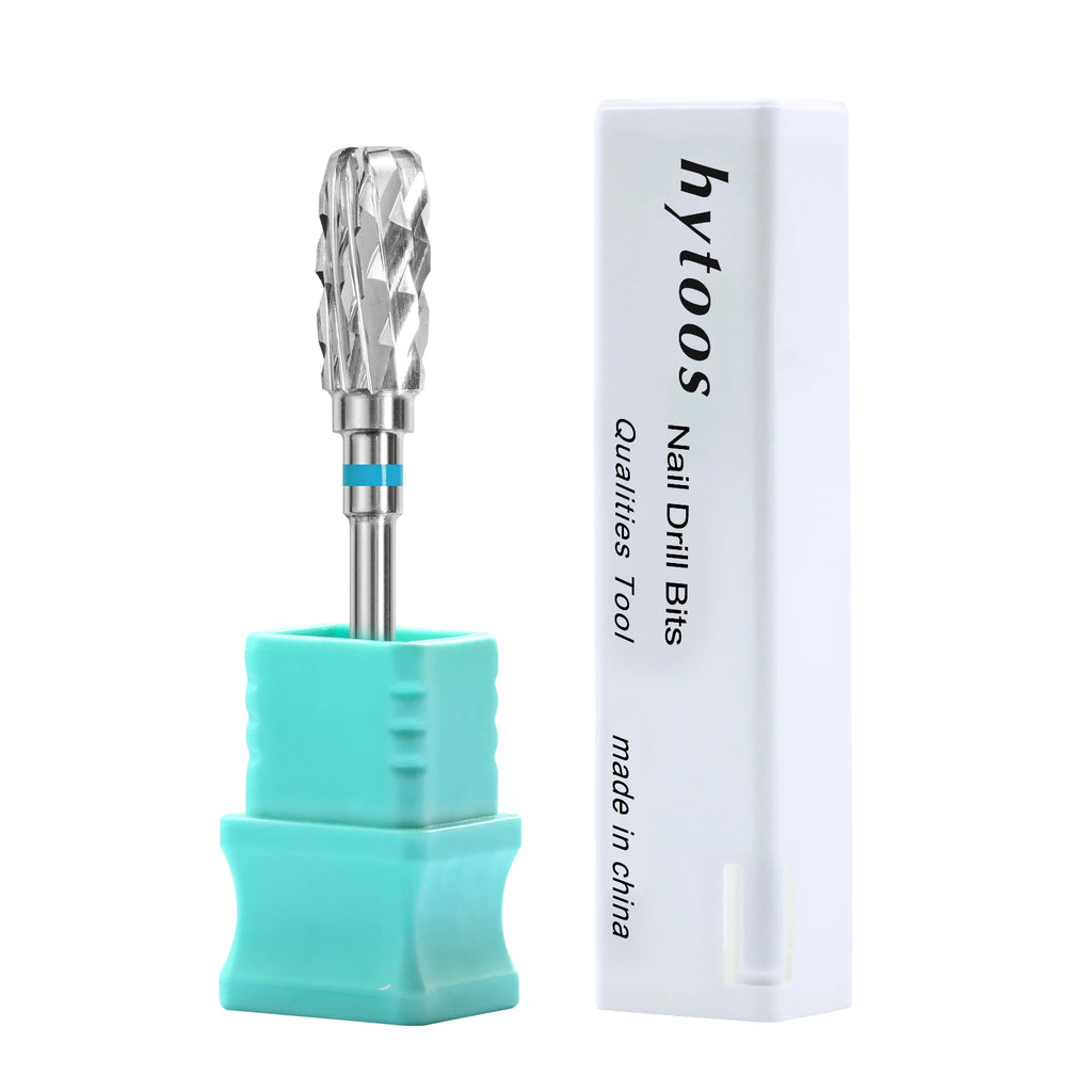 13mm Barrel Carbide Nail Drill Bits Dust Proof Nail Bit 3/32 Right-handed Electric Manicure Efile Remove Acrylic Gel Tool