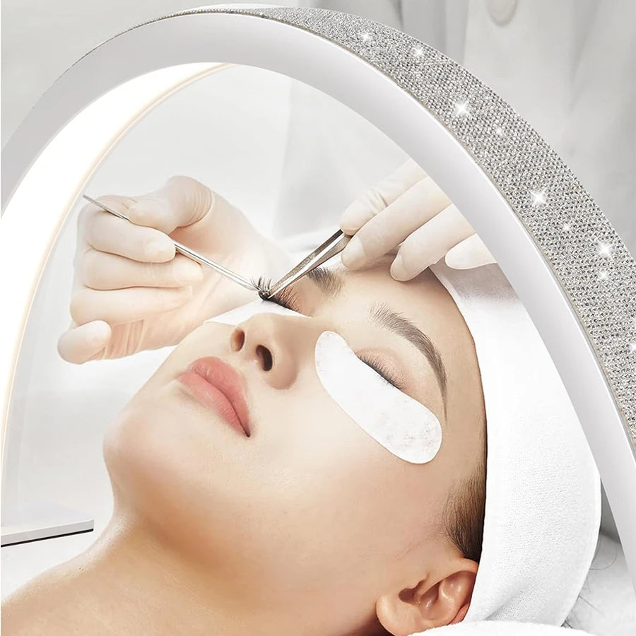 30W New optimized Beauty Salon LED Light Half-Moon Nail Lamp For Nails Eyelash Extension Eyebrow Light Arch Shape Manicure Light