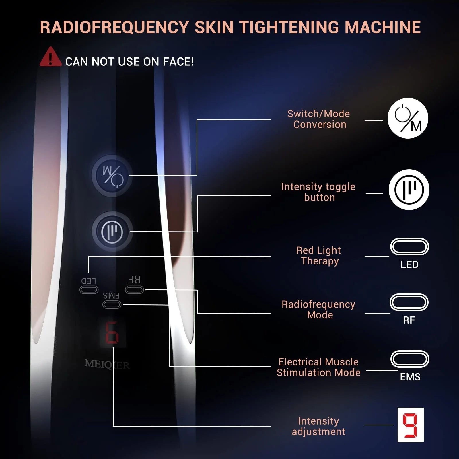 EMS Microcurrent Facial Lifting Thermage Photon Skin Rejuvenation Anti-Ageing Skincare Slimming Device RF Beauty Device