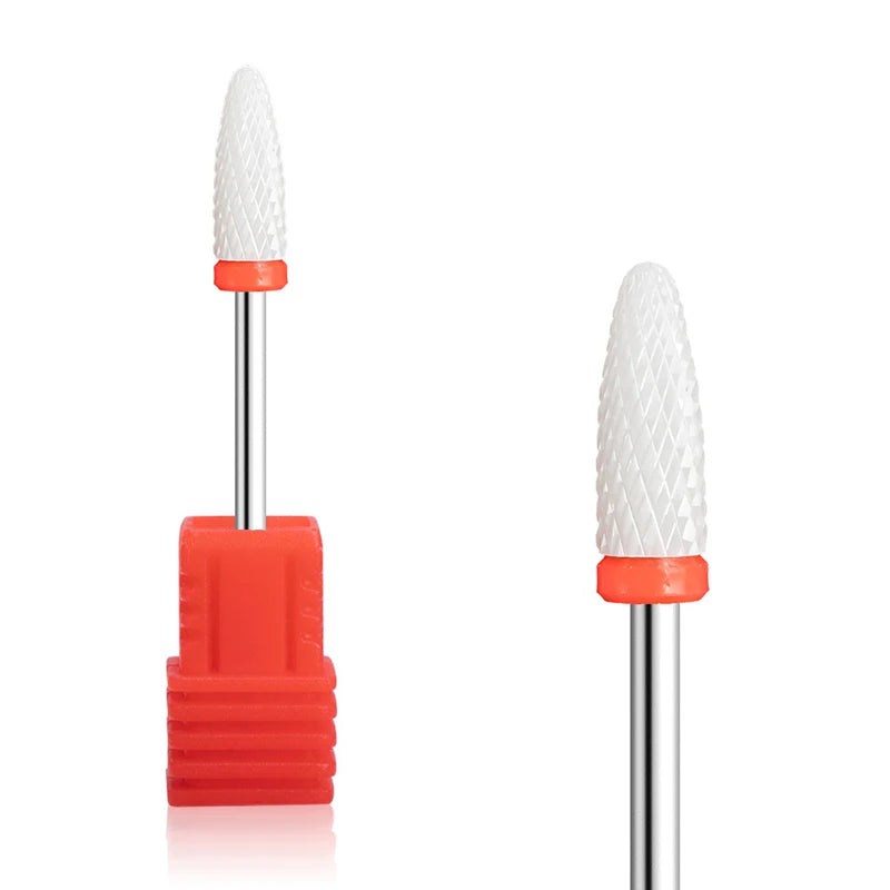 1pcs Ceramic Milling Cutter Nail Drill Bits Electric Manicure Drills Pedicure Mill Bits Machine Files Nail Art accessories Tool