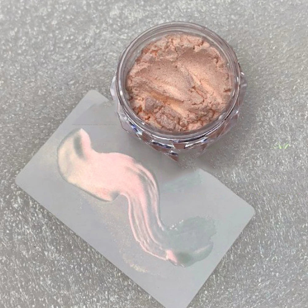 1 jar Pearl Effect Nail Powders Mirror Aurora Chrome Mermaid Nails Art Powder Rainbow AB Magic Mirror Pearl Shell Powder