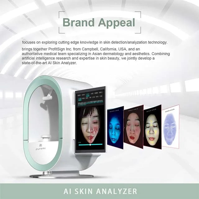 Skin Analyzer Machine - 3D Face Scanner with AI Technology, Professional Skin Care Device