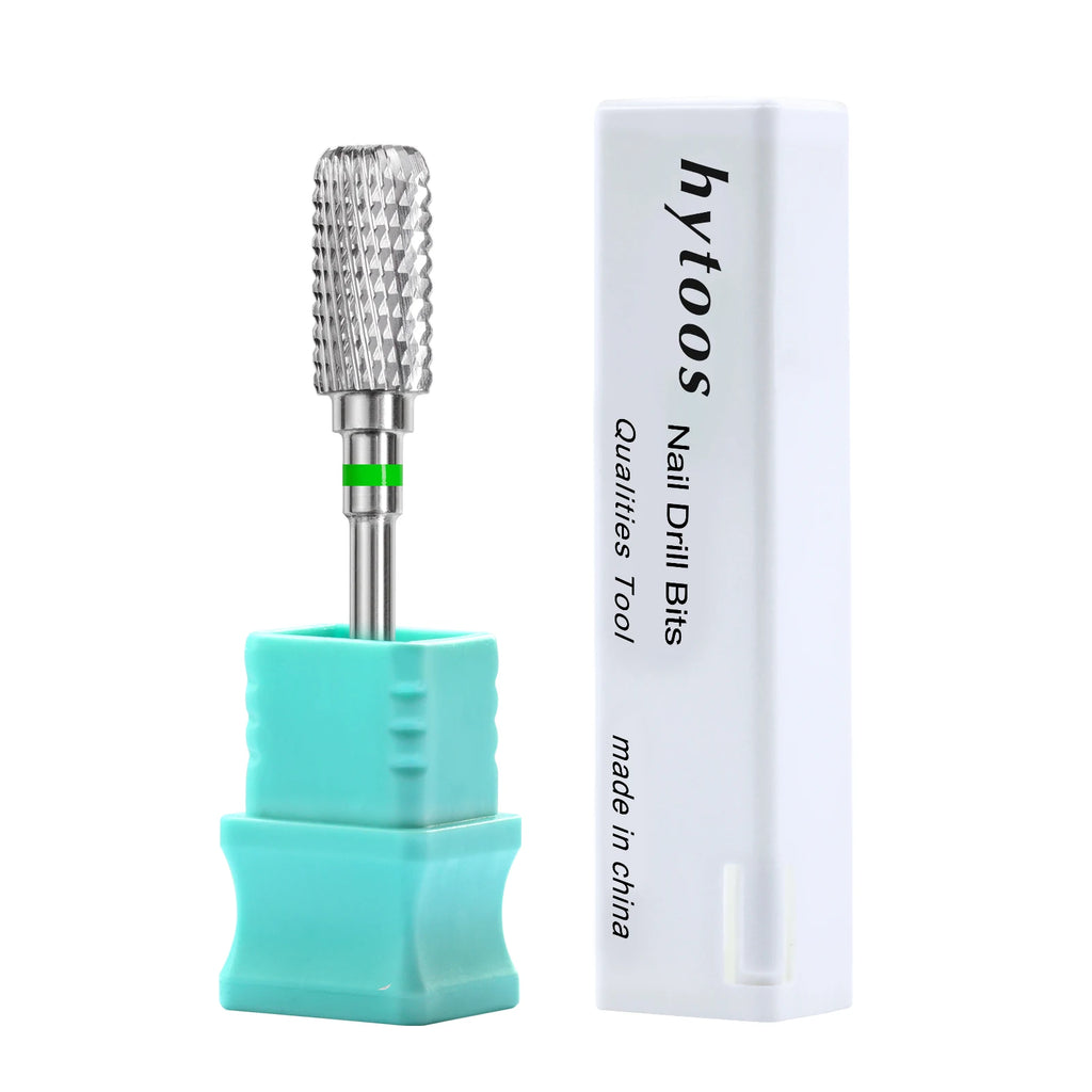 13mm Barrel Carbide Nail Drill Bits Dust Proof Nail Bit 3/32 Right-handed Electric Manicure Efile Remove Acrylic Gel Tool