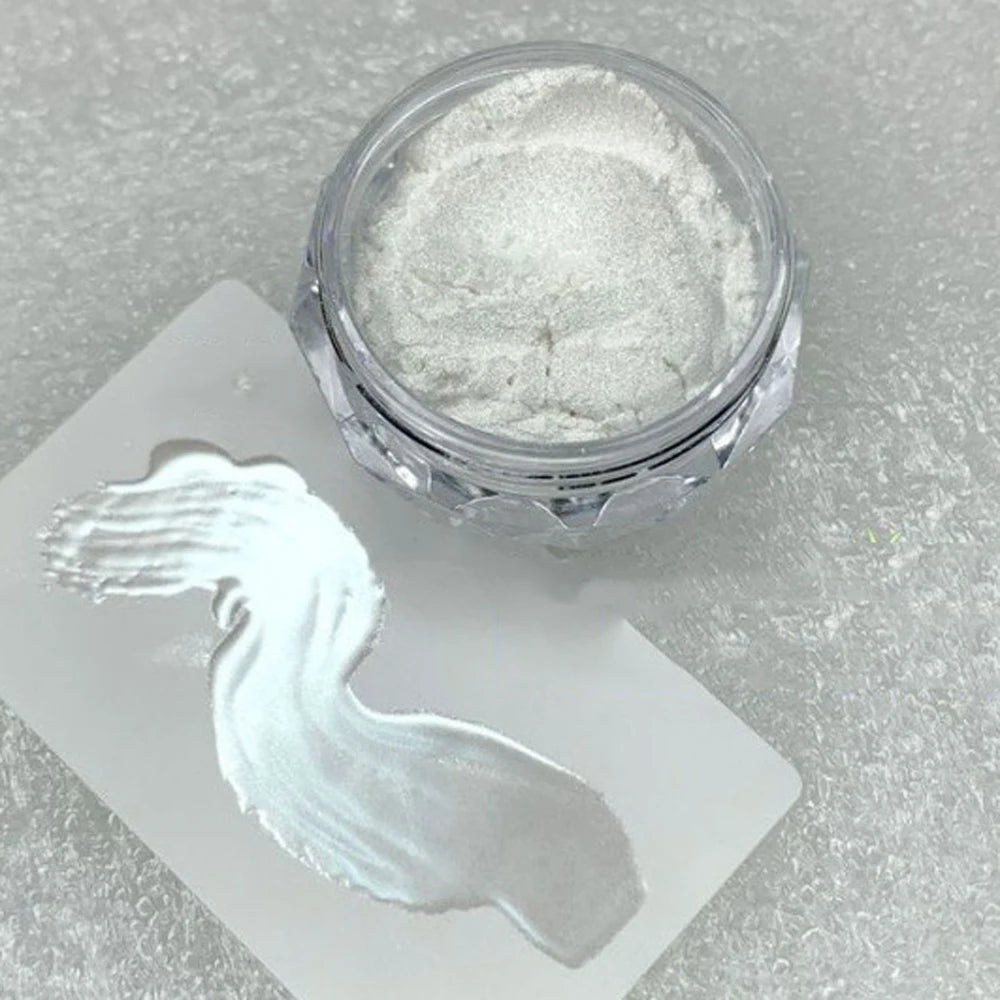 1 jar Pearl Effect Nail Powders Mirror Aurora Chrome Mermaid Nails Art Powder Rainbow AB Magic Mirror Pearl Shell Powder
