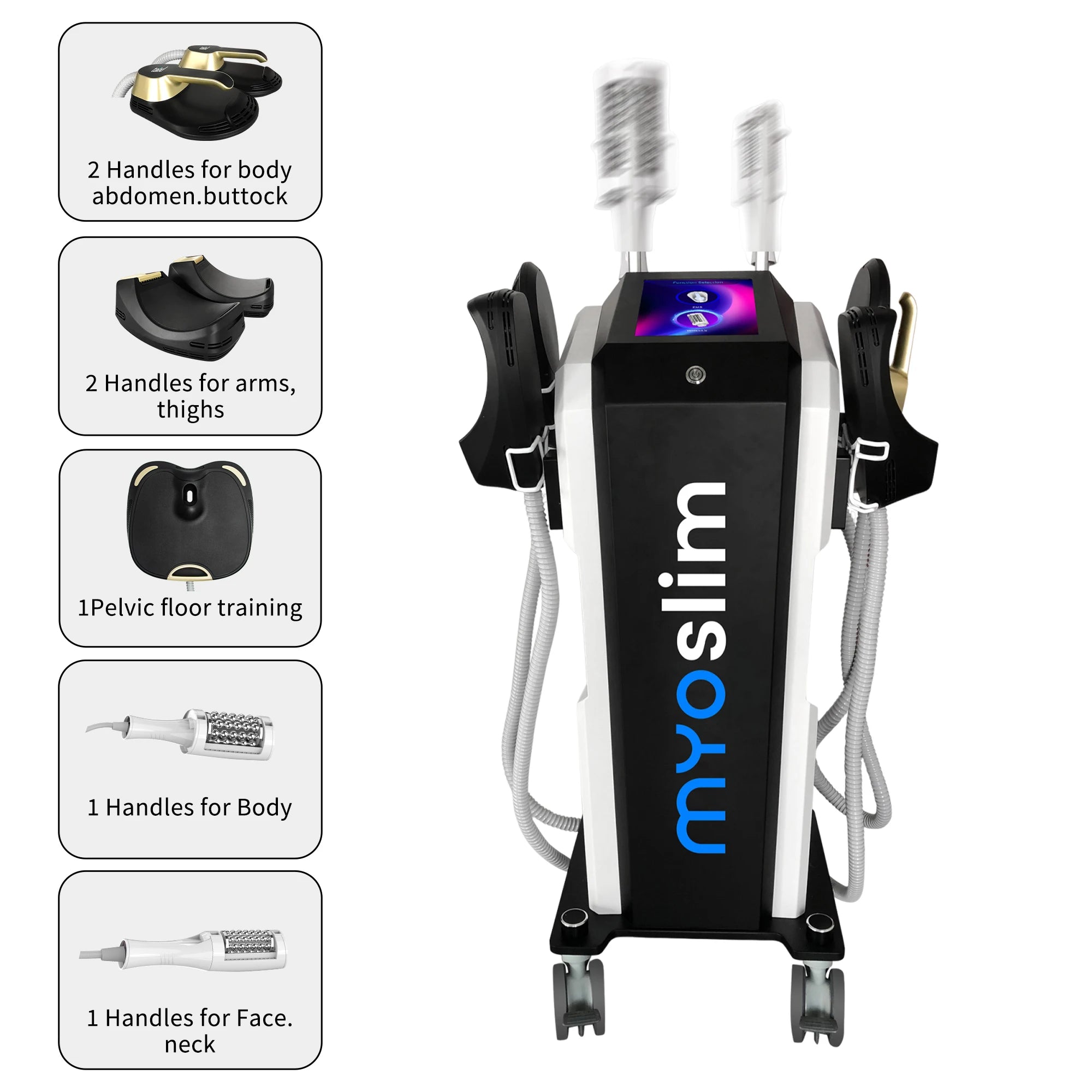 myoslim figure correction 6500W EMS Muscle Shaping Machine Radio Frequency Electromagnetic Body Shaping System