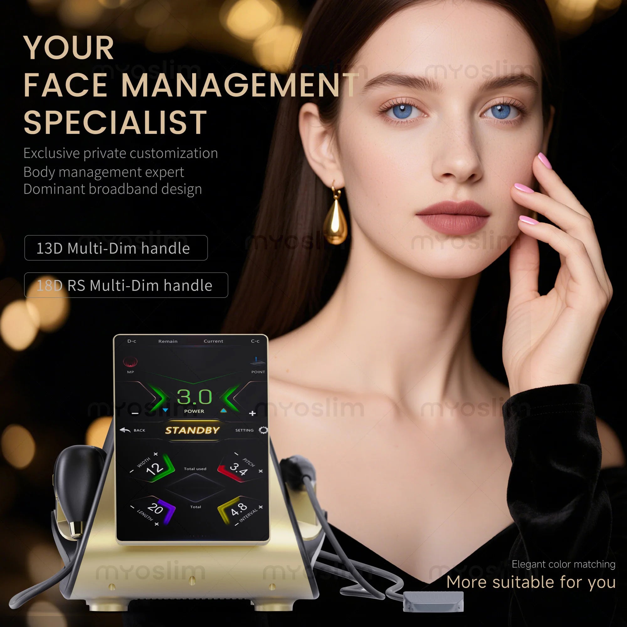 The New 22D MAX HIFU Beauty Equipment Machine for Facial Tightening Slimming And Fat Reduction