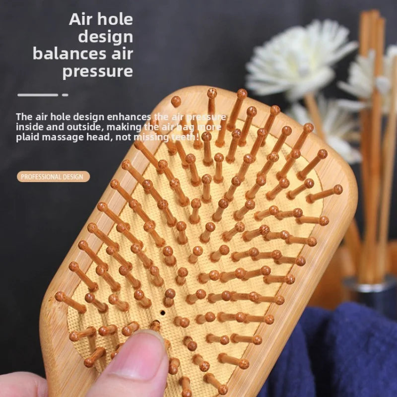 Air Cushion Brush Bamboo Massage Anti Static Hair Care Popular